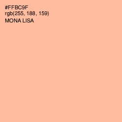 #FFBC9F - Mona Lisa Color Image